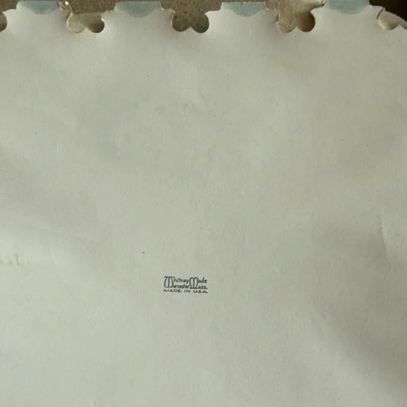 Vintage 1900’s lace Die-Cut Heart Shaped Valentine card - Picture 4 of 4